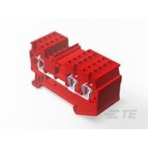 Te Connectivity 1.5Mm^2 1 In 2 Out Spring Terminal Block 2271553-4
